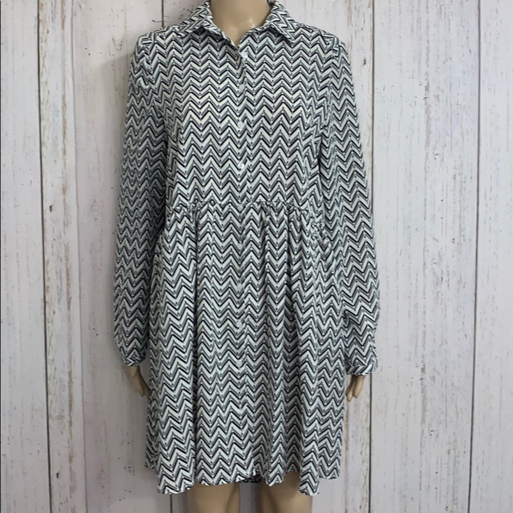 Emma & Ella Paris Button Down Dress